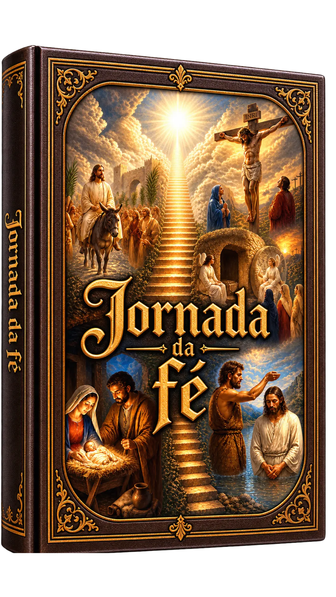 Capa do Novo Testamento Ilustrado para crianças